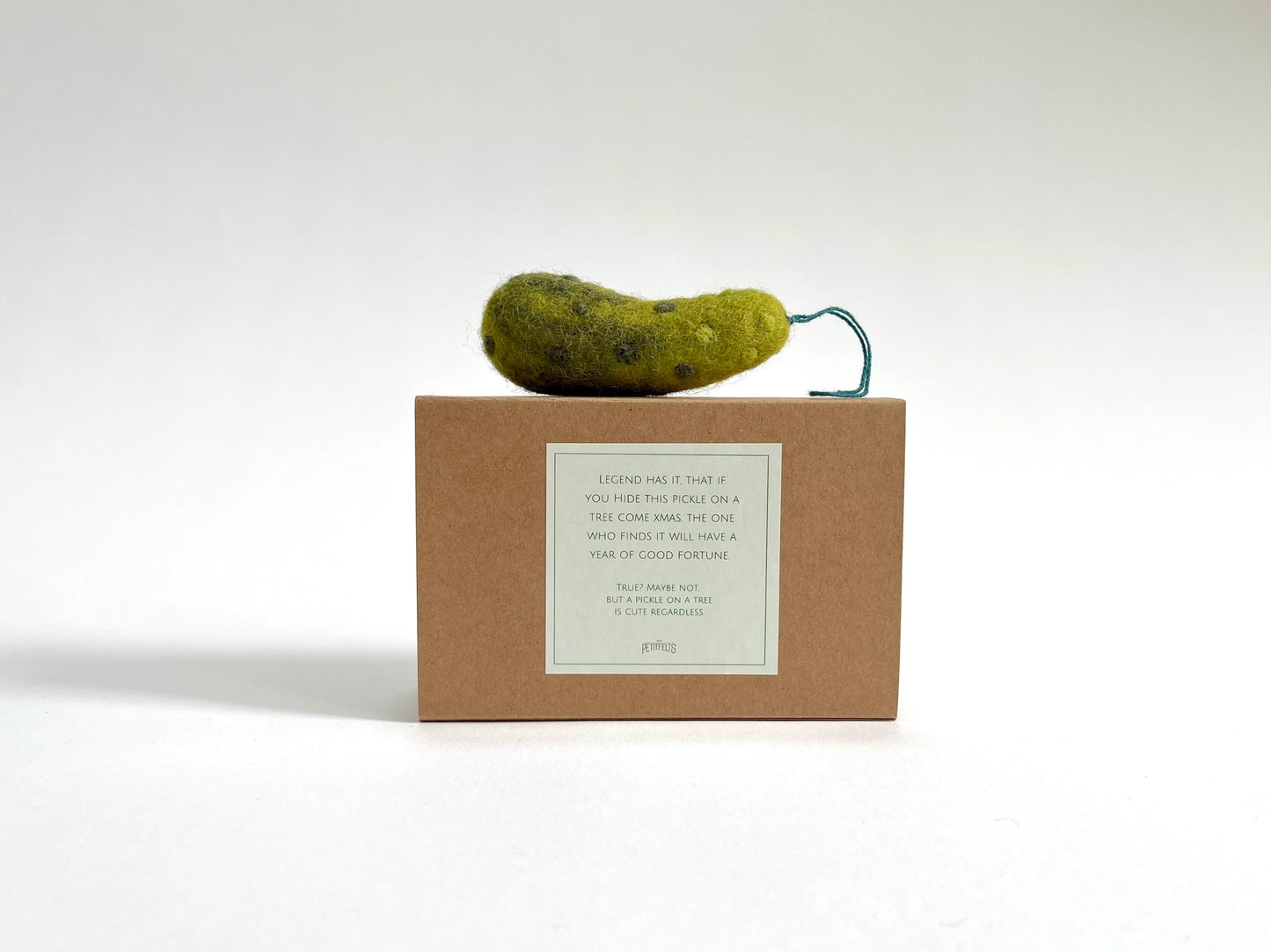 Felted Wool Pickle Ornament