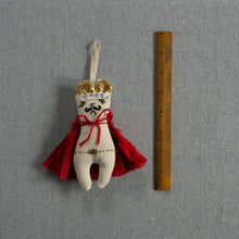 Load image into Gallery viewer, Freddie Mercury Mouse, Cotton Ornament

