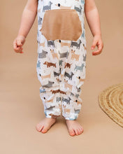 Load image into Gallery viewer, Dog Sleeveless Baby Jumpsuit (Organic Jersey)
