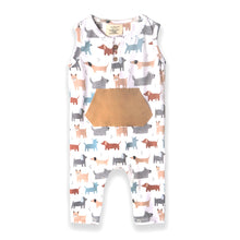 Load image into Gallery viewer, Dog Sleeveless Baby Jumpsuit (Organic Jersey)
