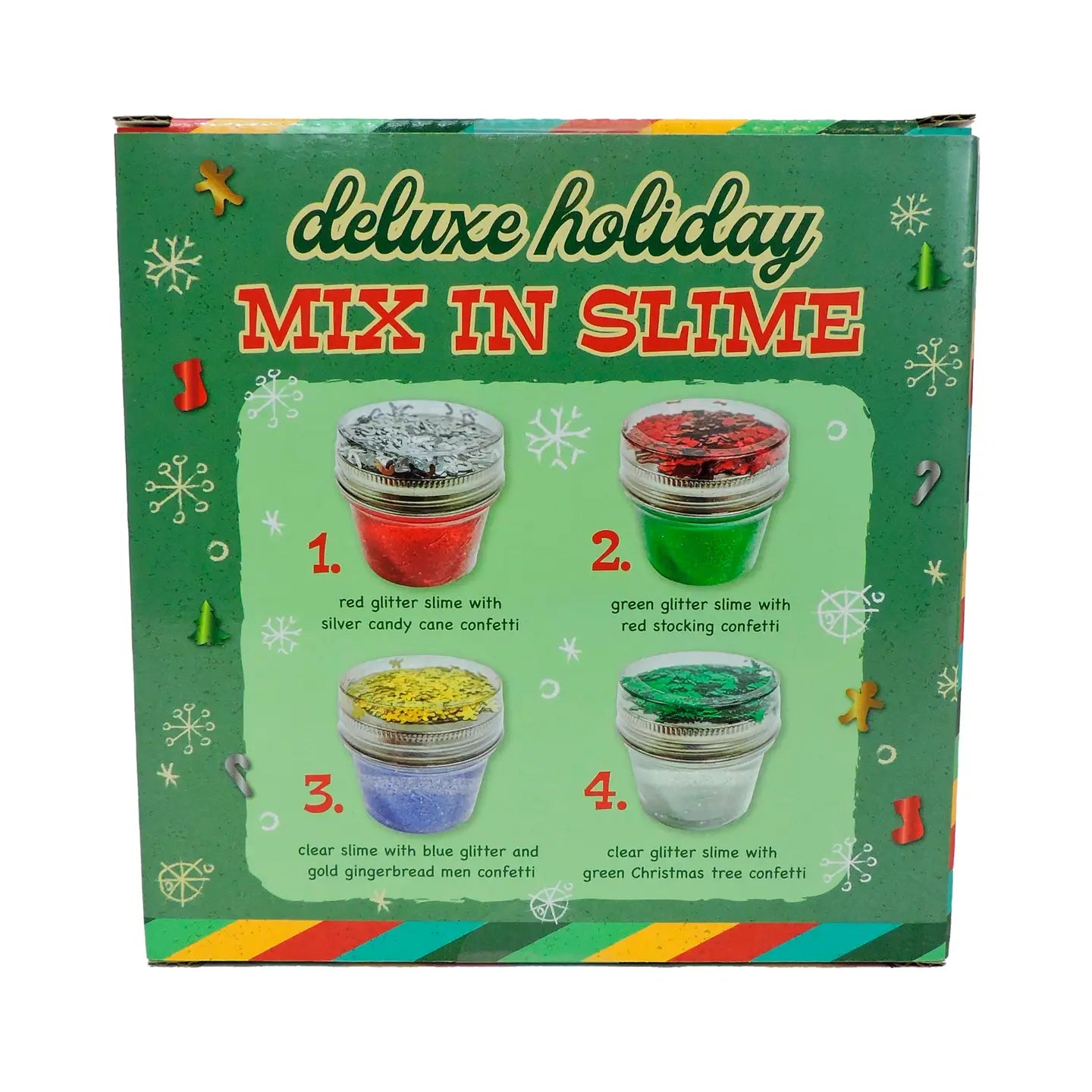 Toysmith Deluxe Holiday Mix-in Slime, Stocking Stuffer
