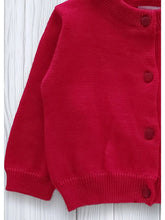 Load image into Gallery viewer, Christmas Red Cardigan
