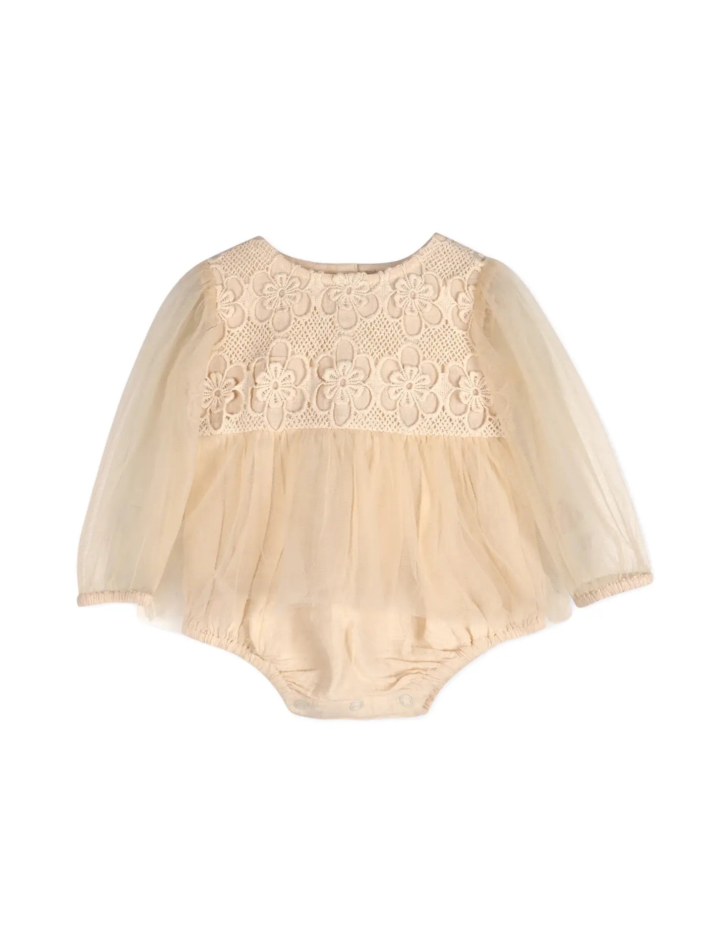 Thalia Crochet Lace Tutu Romper & Headband