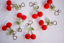Load image into Gallery viewer, Cherry Keychain, Cherry Bag Charm
