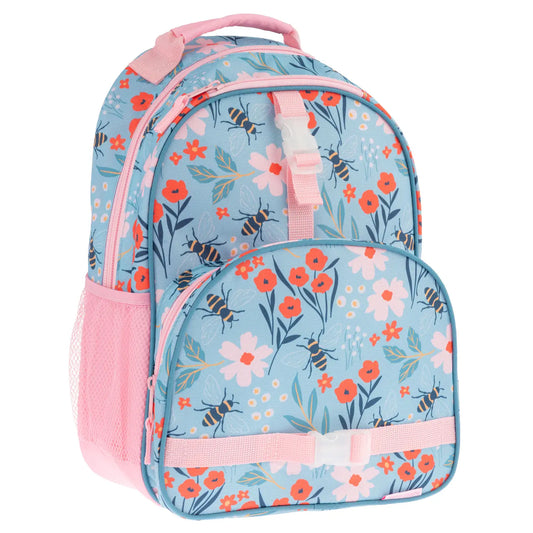 All Over Print Backpack - Flowers/Bees