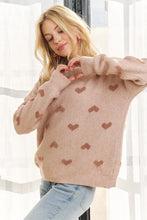 Load image into Gallery viewer, Lovely Heart Sweater - Dusty Pink
