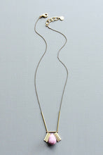Load image into Gallery viewer, Purple ArtDeco pendant necklace
