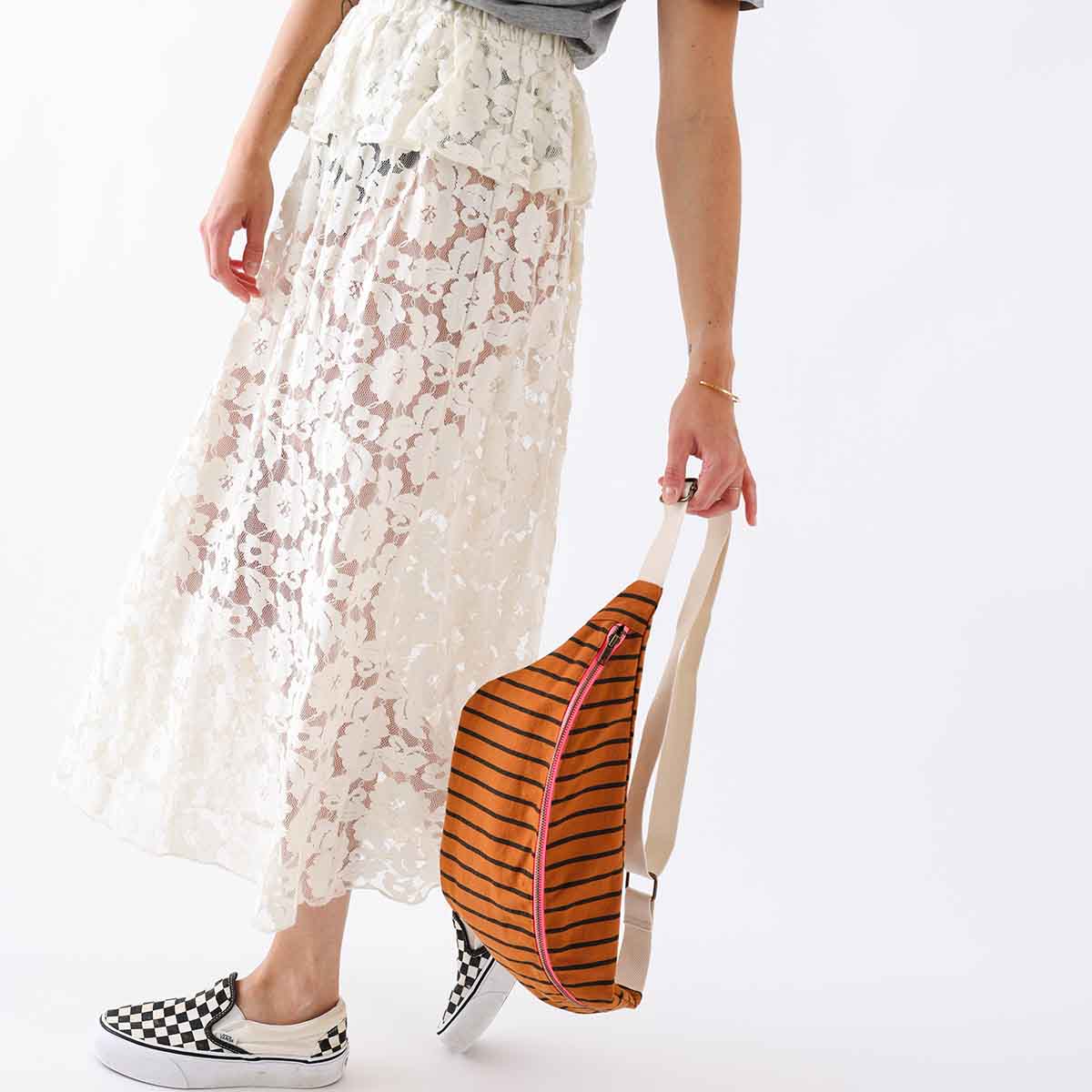 Women’s Bum Bag Stripes - Tennis/Ginger