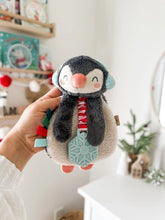Load image into Gallery viewer, Holiday Itzy Lovey™ Plush + Teether Toy - Penguin

