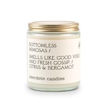 Load image into Gallery viewer, Bottomless Mimosas (Citrus &amp; Bergamot) Candle
