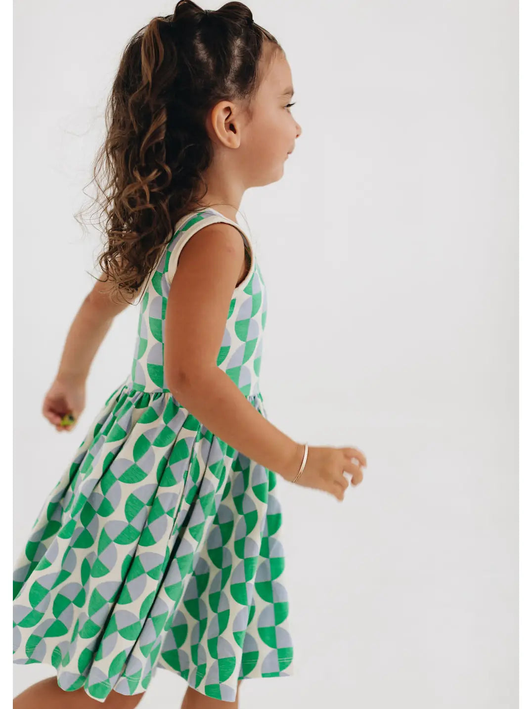 Sleeveless Twirl Dress - Retro Twirl