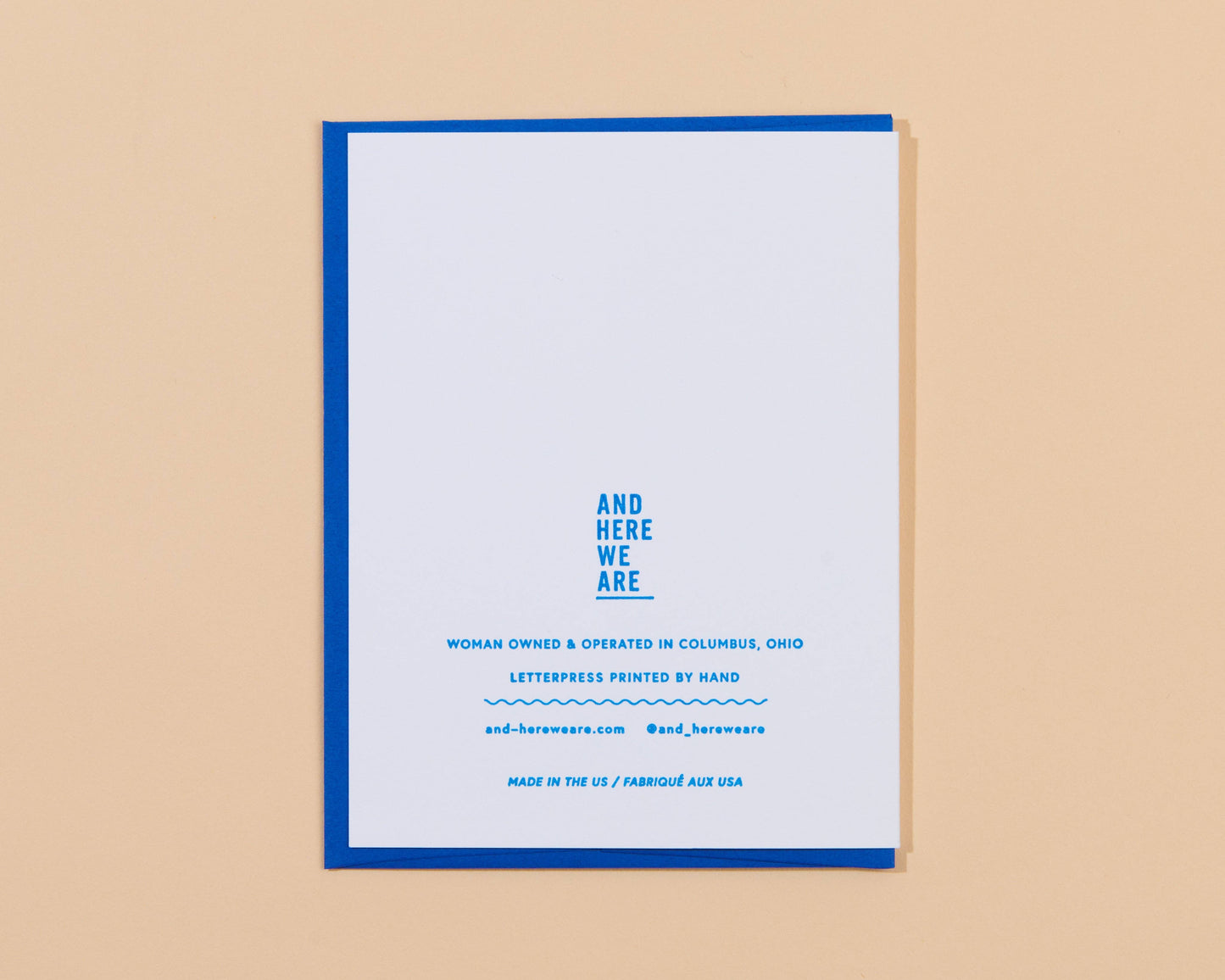 Letterpress Happy Father's Day You Both Card