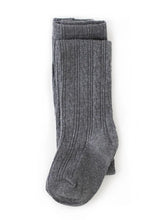 Load image into Gallery viewer, Cable Knit Tights - Charcoal
