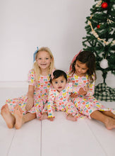 Load image into Gallery viewer, Gwendolyn Dress - Holiday Bows
