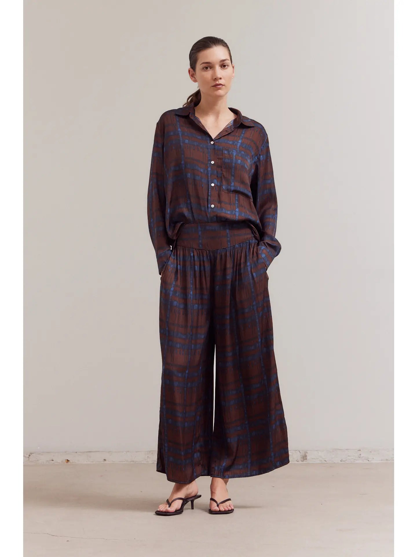 Wide Print Pants