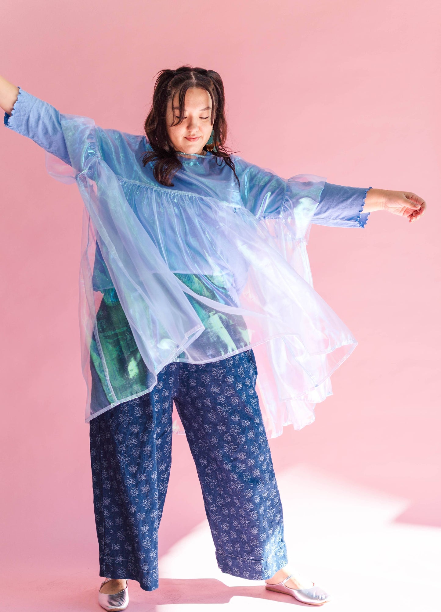 Daisy Denim Wide Leg Pant