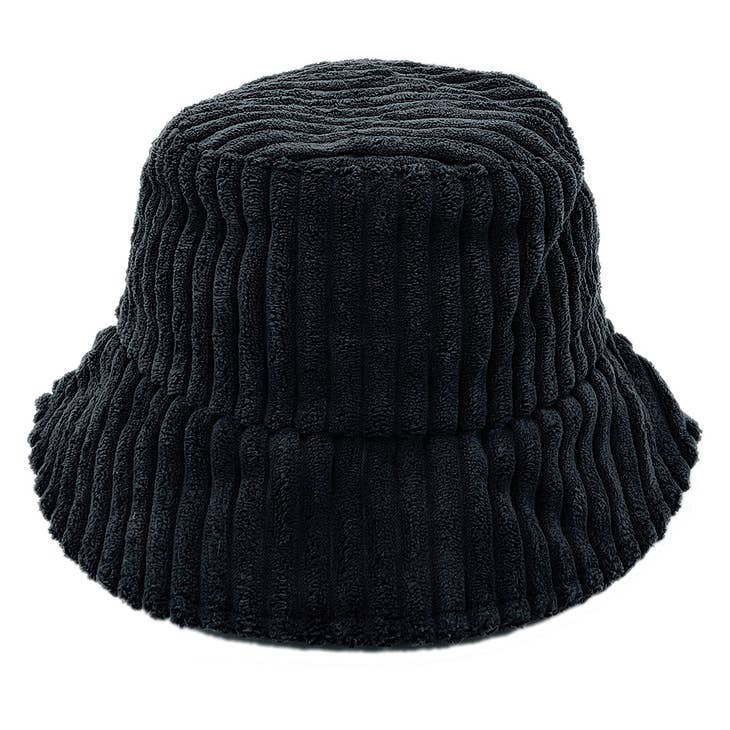 Solid Corduroy Bucket Hat - Several Colors