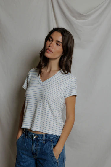 Elliot Tee - Pacific Stripe