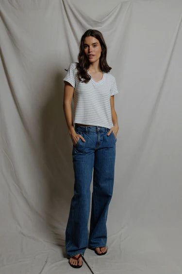 Elliot Tee - Pacific Stripe