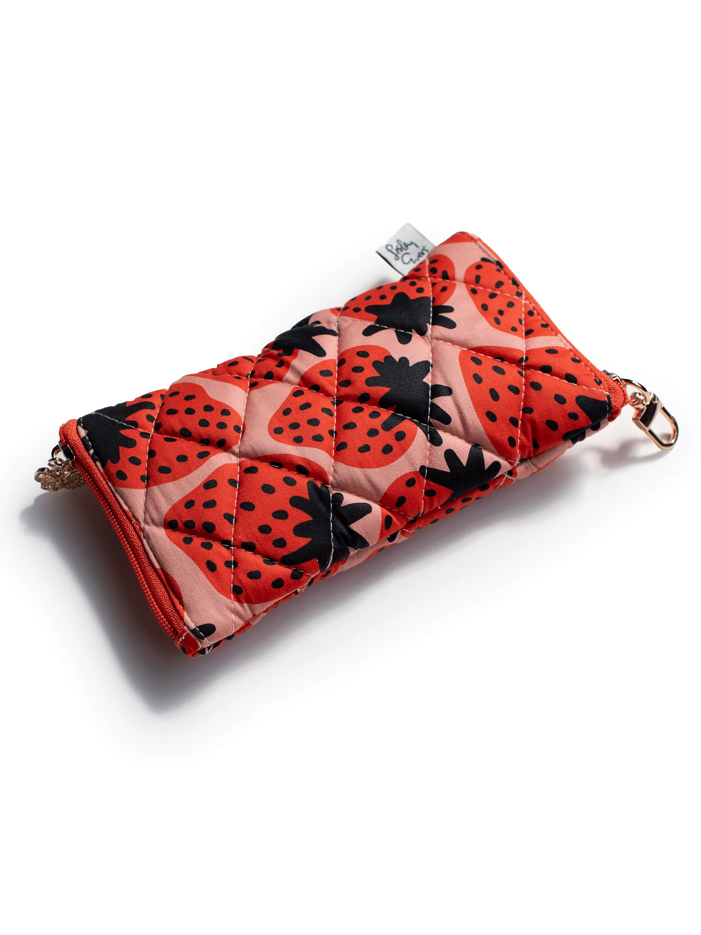 Eyeglass Case - Strawberries