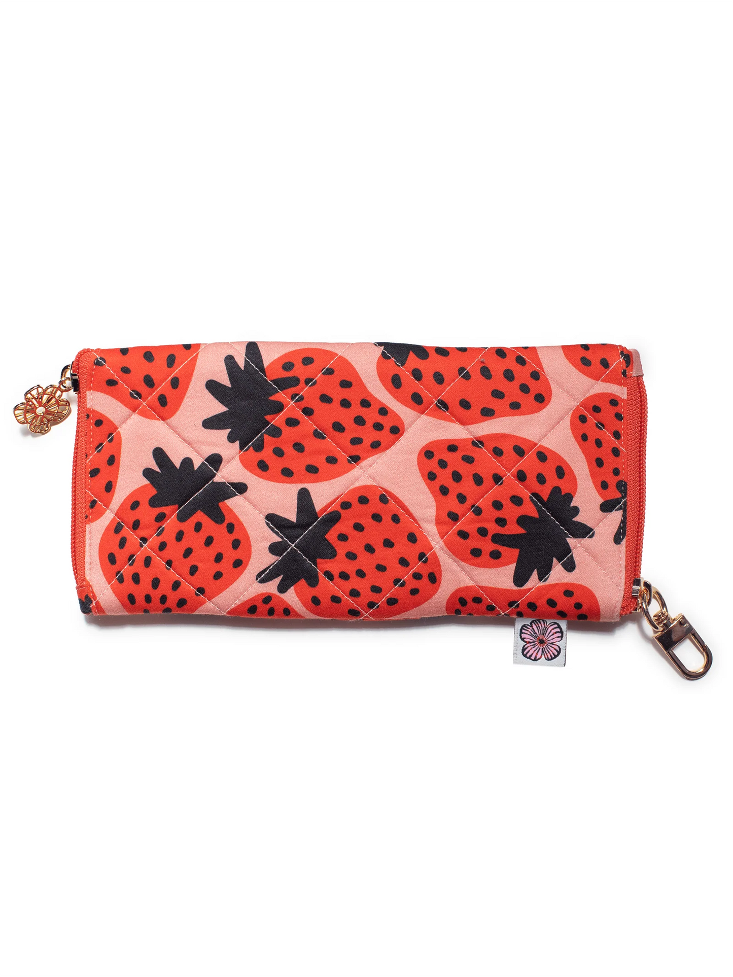 Eyeglass Case - Strawberries