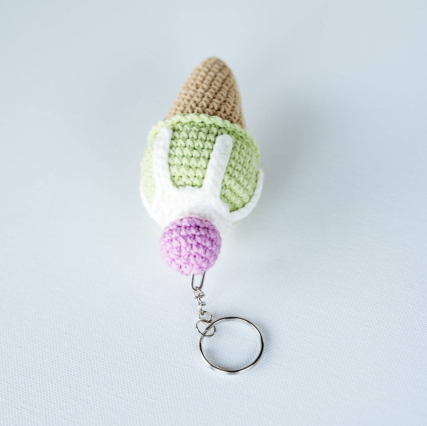 Ice Cream Keychain and Zipper Pull