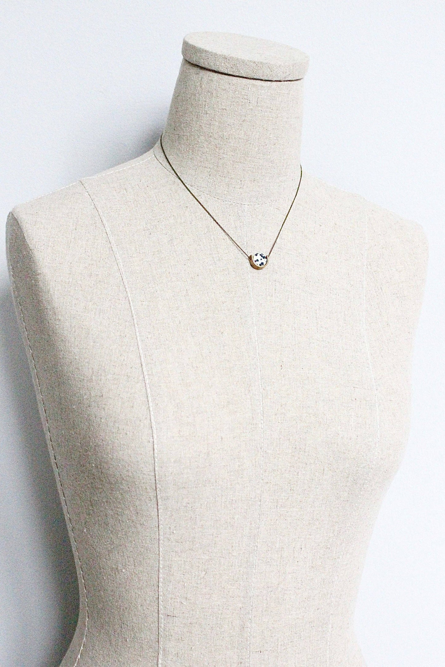 Mini Dalmatian Pendant Necklace