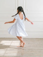 Load image into Gallery viewer, Classic Twirl Dress - Blue Bunnies
