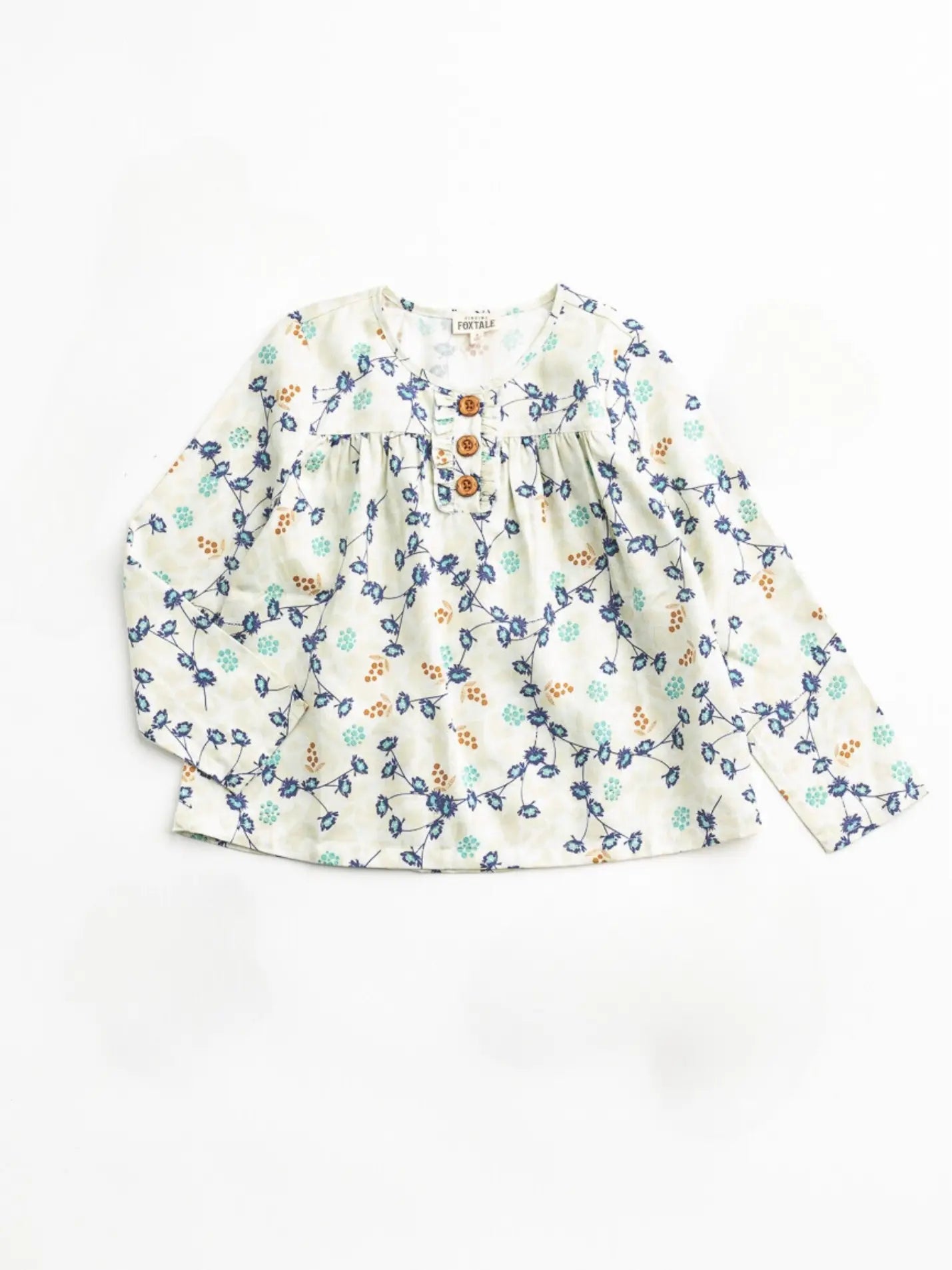 Folklore Top - Leafy Vines