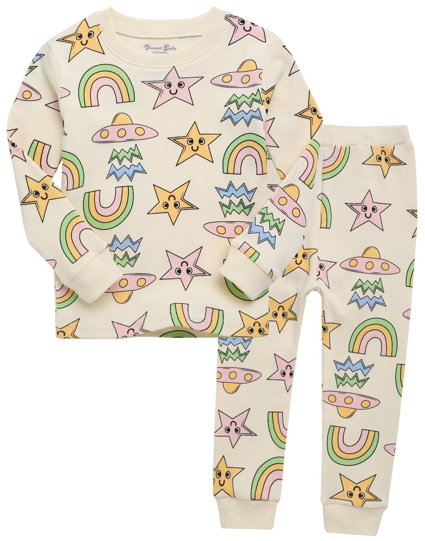 Happy Day Cotton Long Sleeve PJs-C