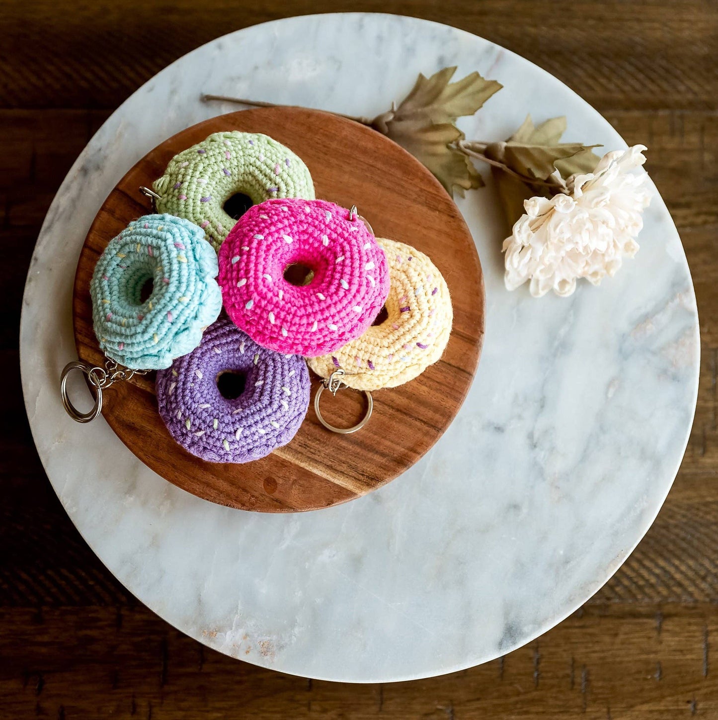 Donut Keychain/Zipper Pull