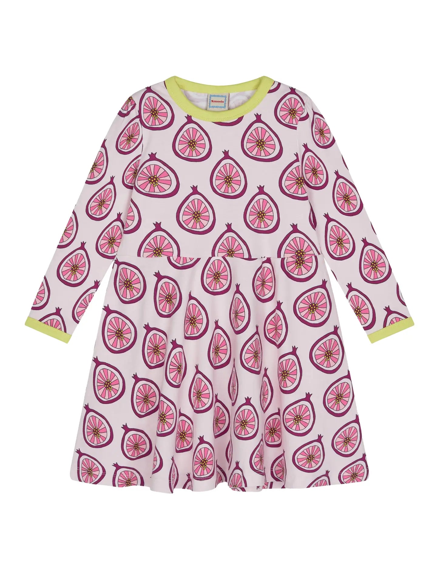 Organic Cotton Mia Dress - Pomegranate