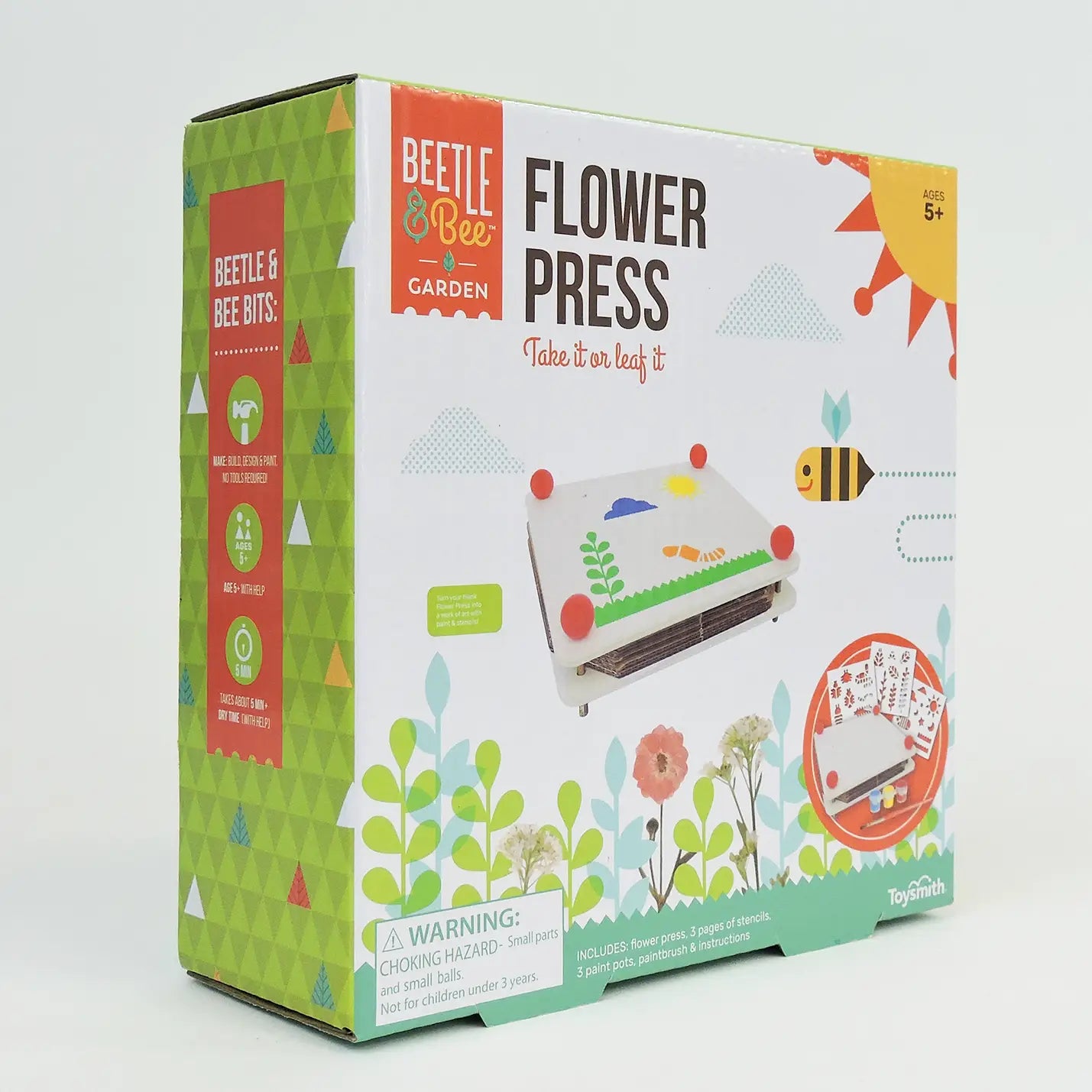 Beetle & Bee Garden Paint A Flower Press