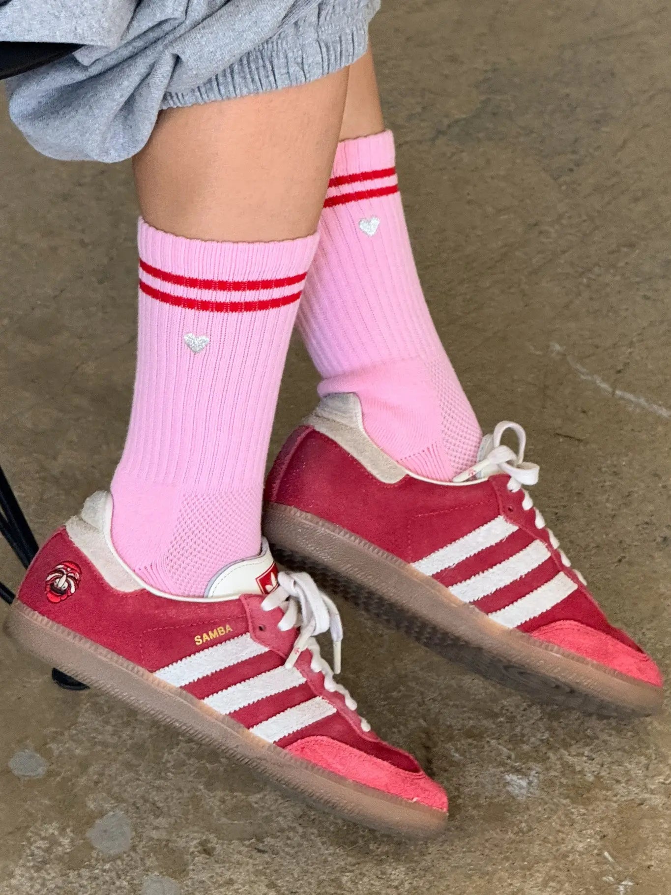 Embroidered Boyfriend Socks