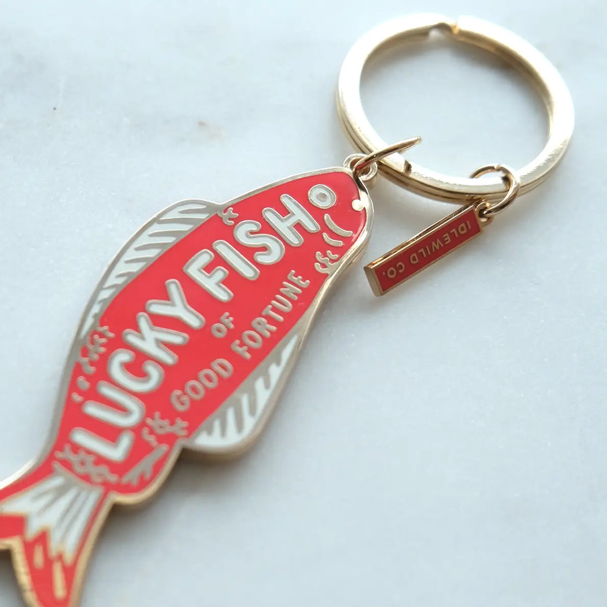 Enamel Keychain | Good Fortune Fish