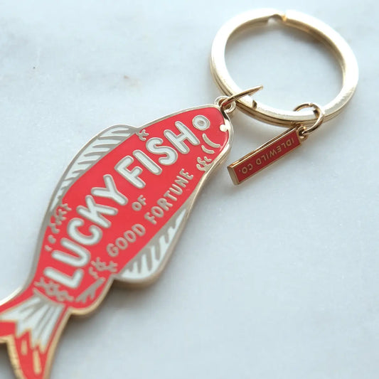 Enamel Keychain | Good Fortune Fish