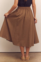 Load image into Gallery viewer, Midi-circled cotton skirts
