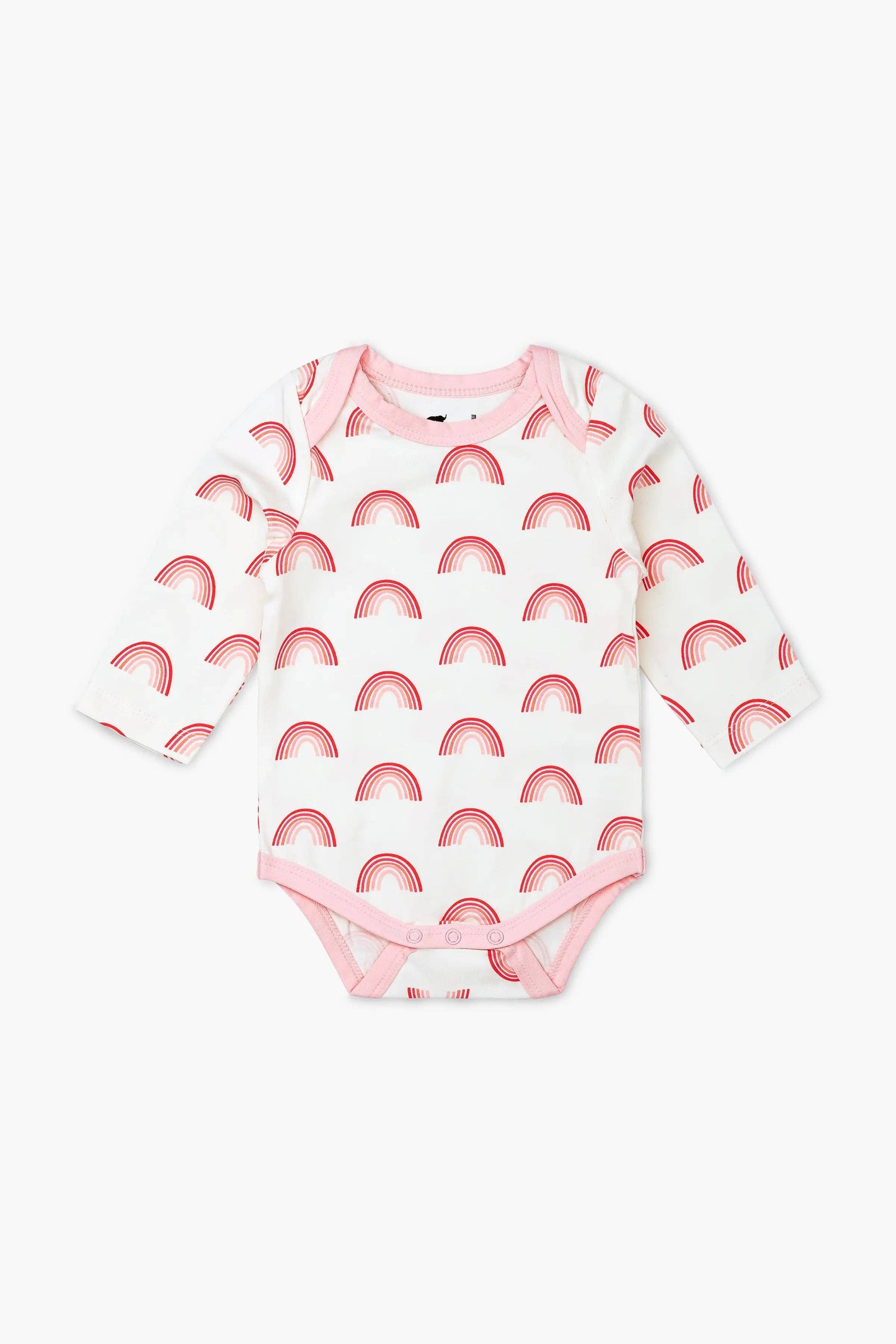 3-Pack Baby Bodysuits - Light Pink