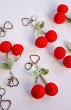 Load image into Gallery viewer, Cherry Keychain, Cherry Bag Charm
