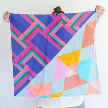 Load image into Gallery viewer, Summer in the Desert - Diamonds - Pure Silk Bandana Scarf
