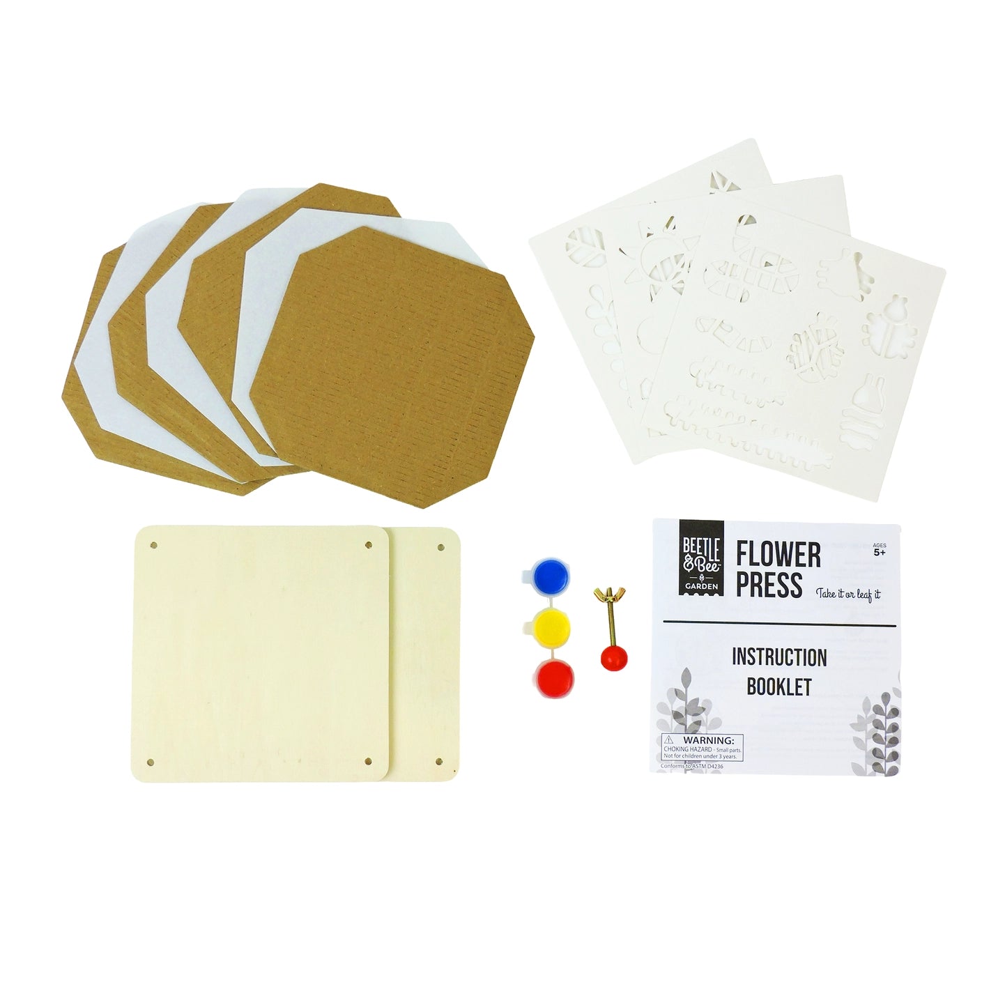 Beetle & Bee Garden Paint A Flower Press