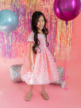 Load image into Gallery viewer, Diana Dress - Soft Pink Confetti
