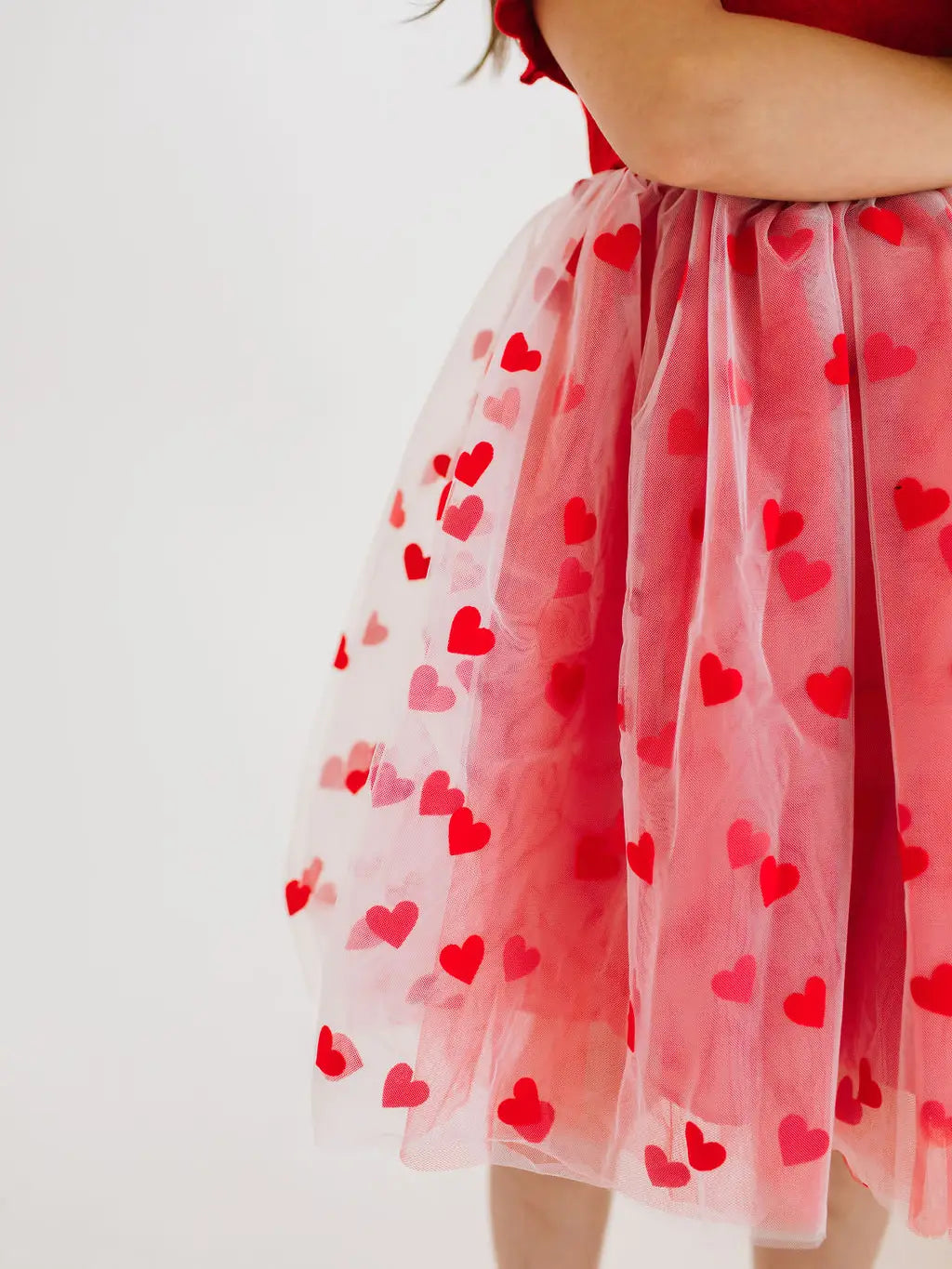 Rose Dress - Heart Print