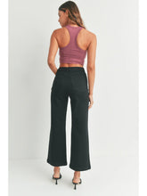 Load image into Gallery viewer, Patch Pocket Wide Leg - Black
