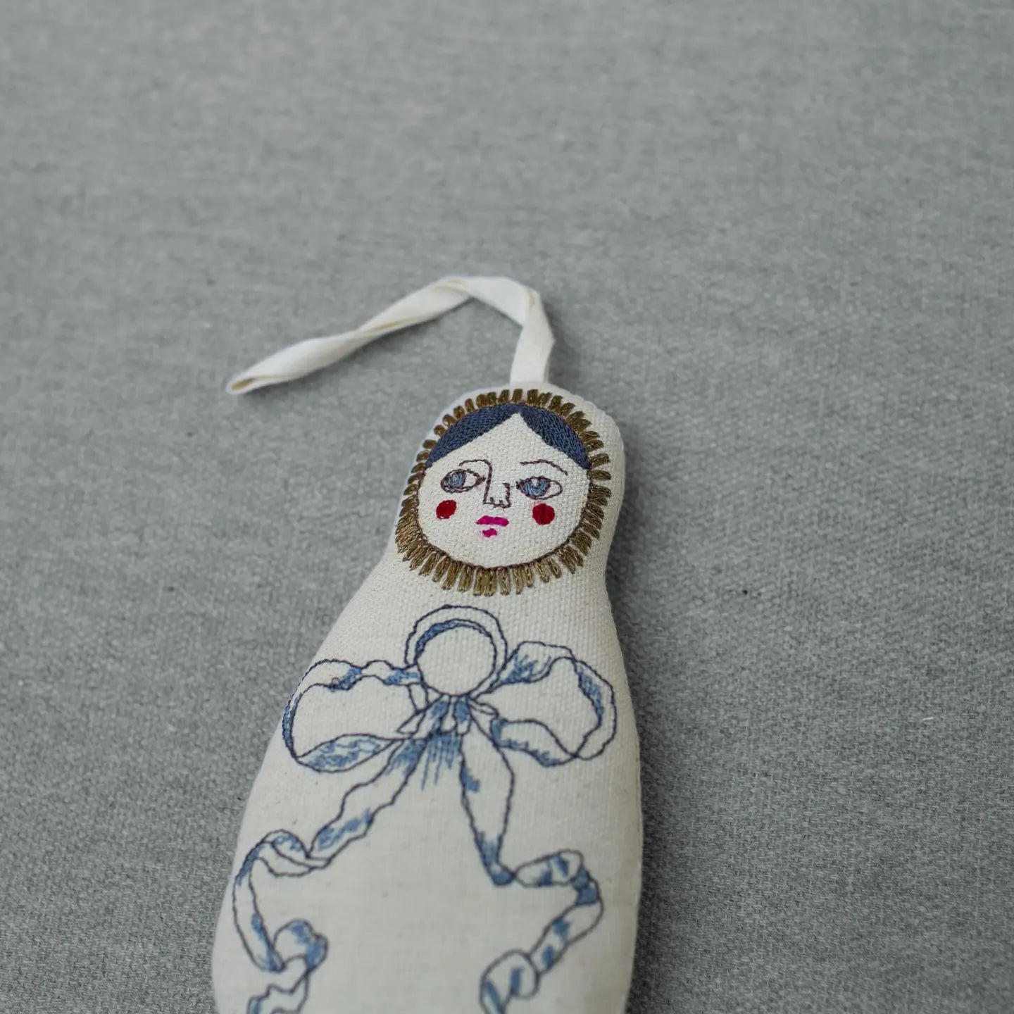 Nesting Doll Embroidered Ornament