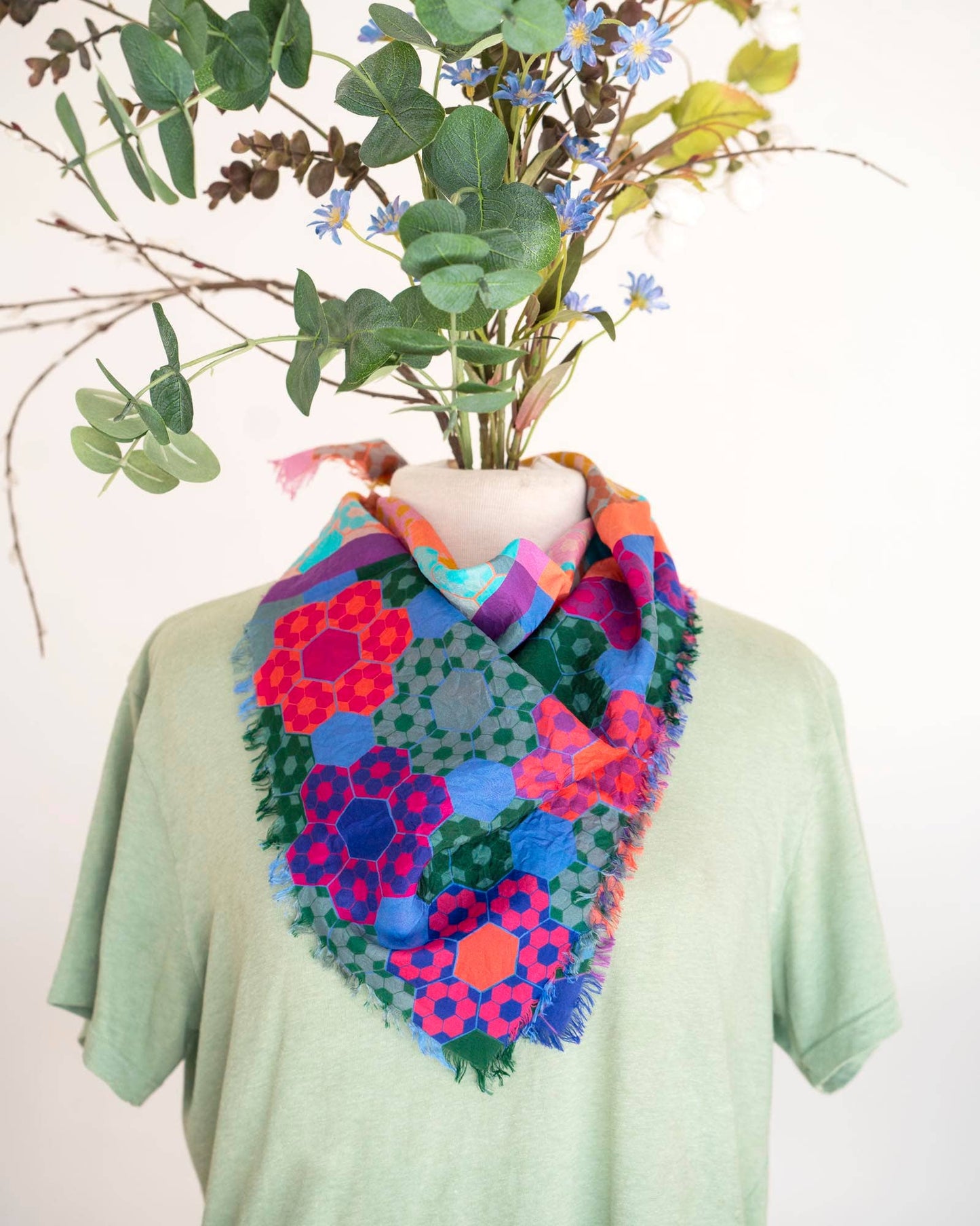 Summer in the Desert EPP - Silk Bandana Scarf