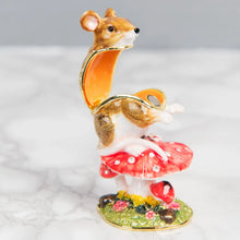 Load image into Gallery viewer, Treasured Trinkets - Mouse on Toadstool
