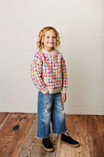 Load image into Gallery viewer, Kids Rainbow Knit Fall Sweater
