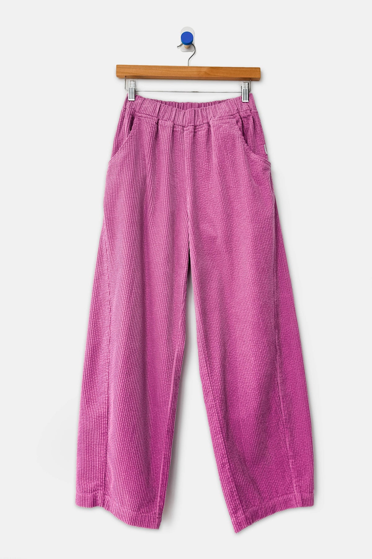 Soft Corduroy Arc Pants - Lilac