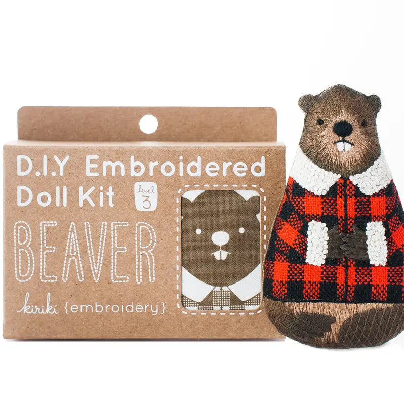 Beaver - Embroidery Kit